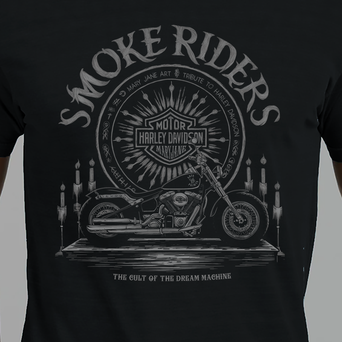 Nome do produto: T-HIRT SMOKE RIDERS TRIBUTE PLUS SIZE