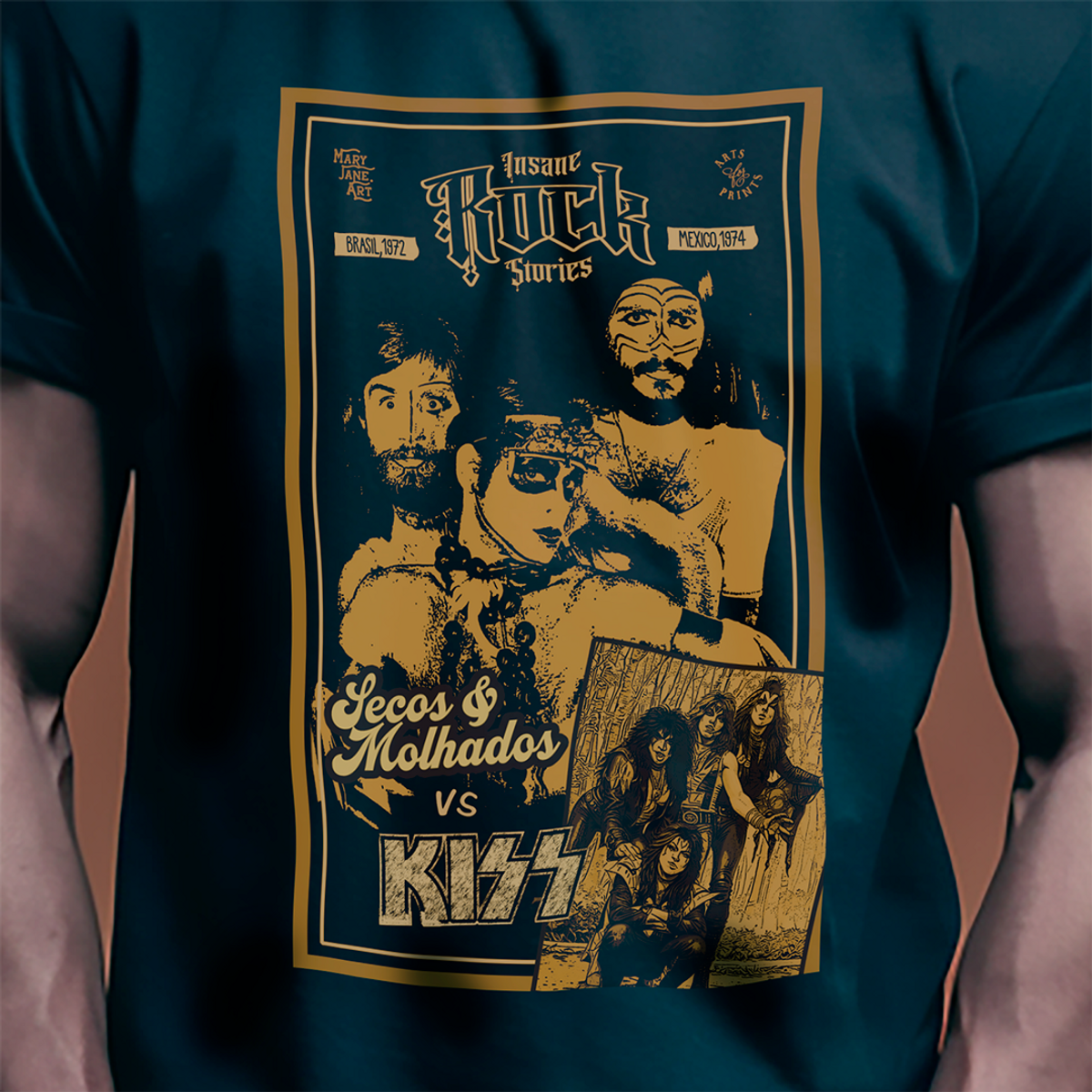 Nome do produto: T-SHIRT INSANE ROCK STORIES VOL 3