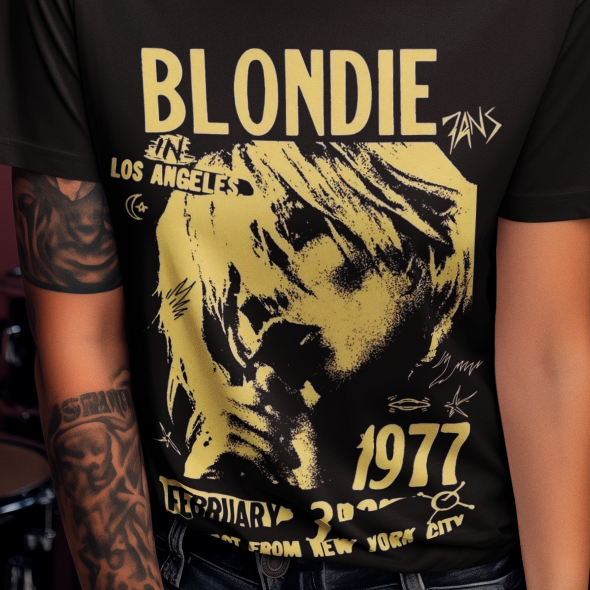 Nome do produto: T-SHIRT CLASSIC BLONDIE 1977