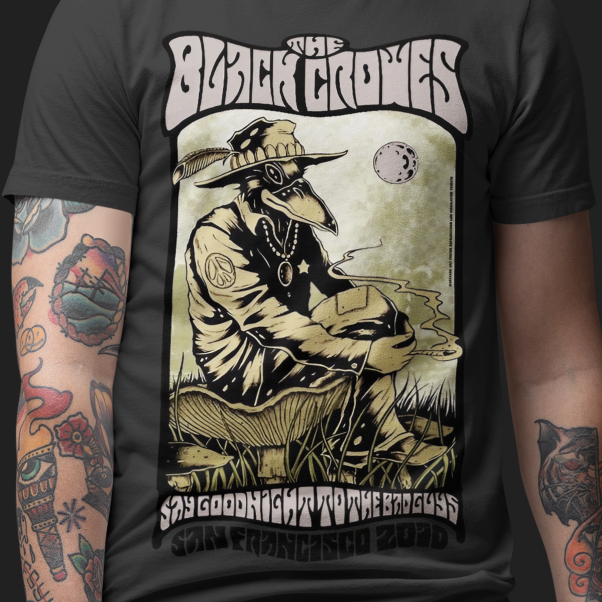 Nome do produto: T-SHIRT QUALITY THE BLACK CROWES