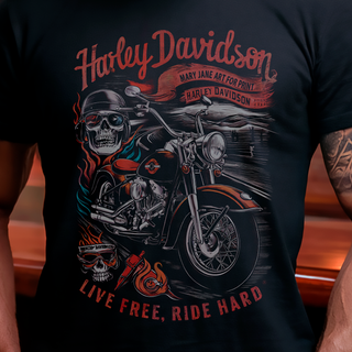 Nome do produtoT-SHIRT PRIME LIVE FREE, RIDE HARD