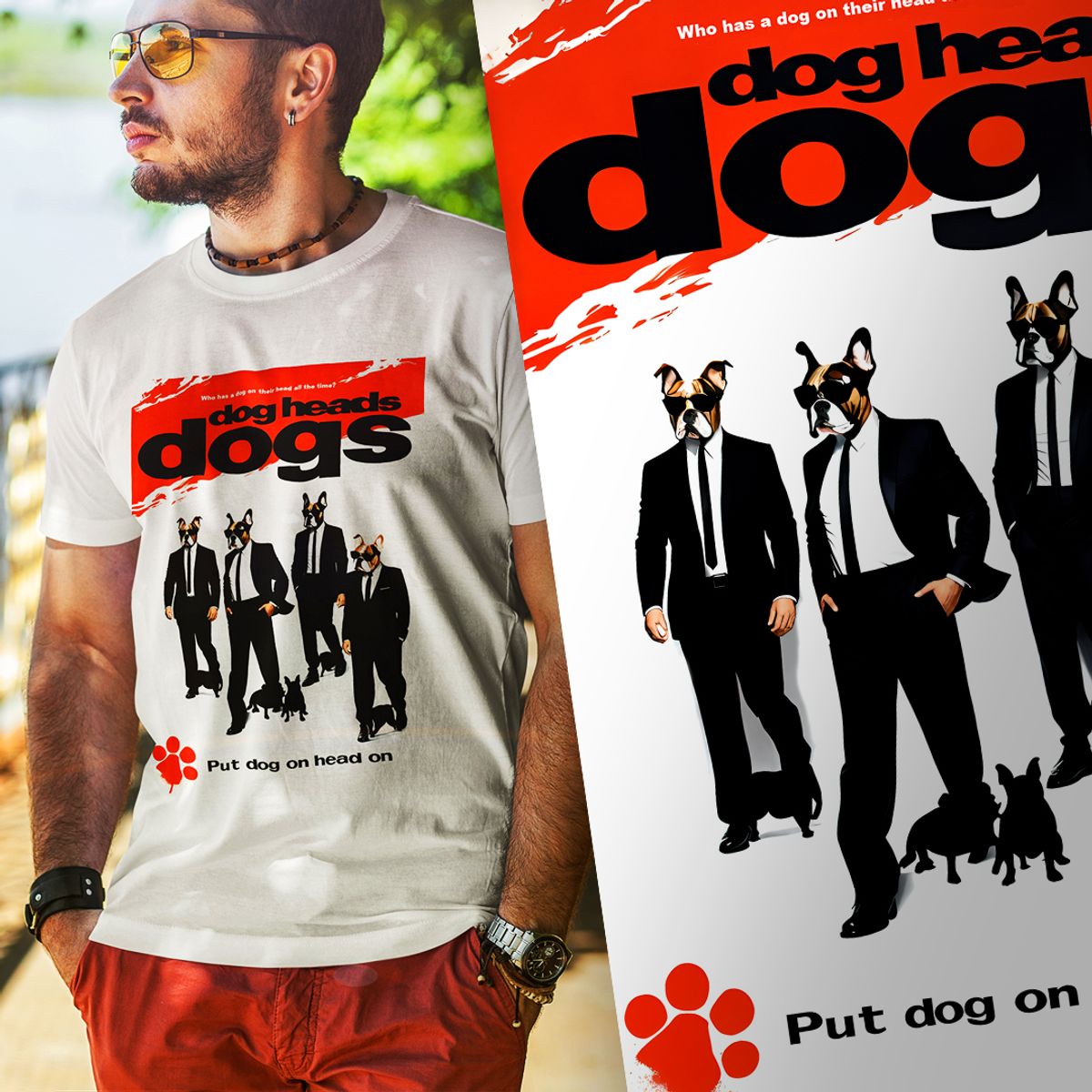 Nome do produto: T-SHIRT PERCEPTION DOGS W