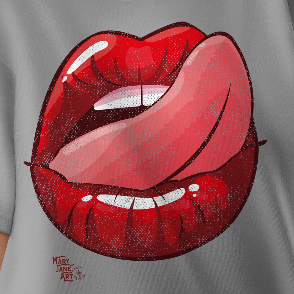 Nome do produto: Tshirt baby Long BOCA tongue