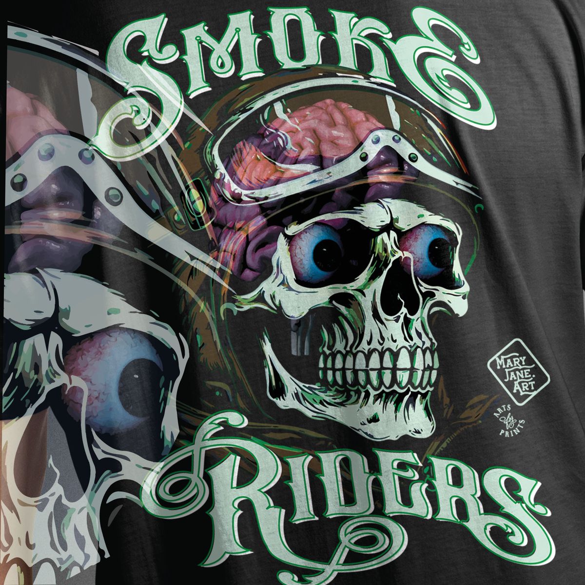 Nome do produto: Tshirt Smoke Riders brain