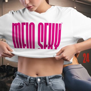 Nome do produtoTshirt Cropped MEIO SEXY