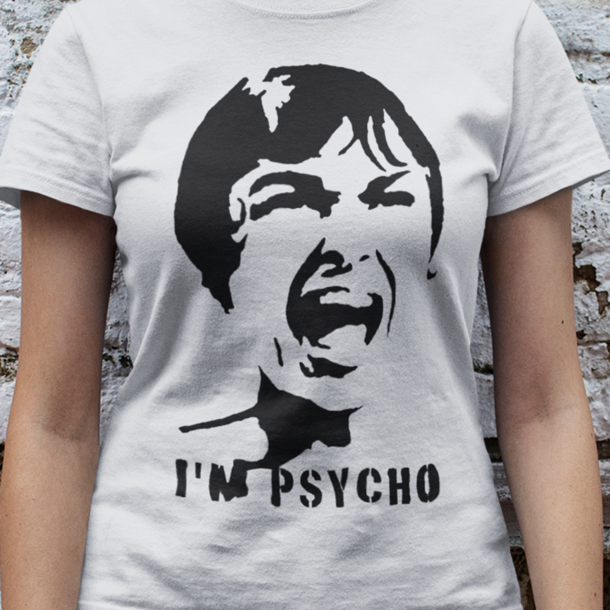 Nome do produto: T-SHIRT CLASSIC PSICHO GIRL