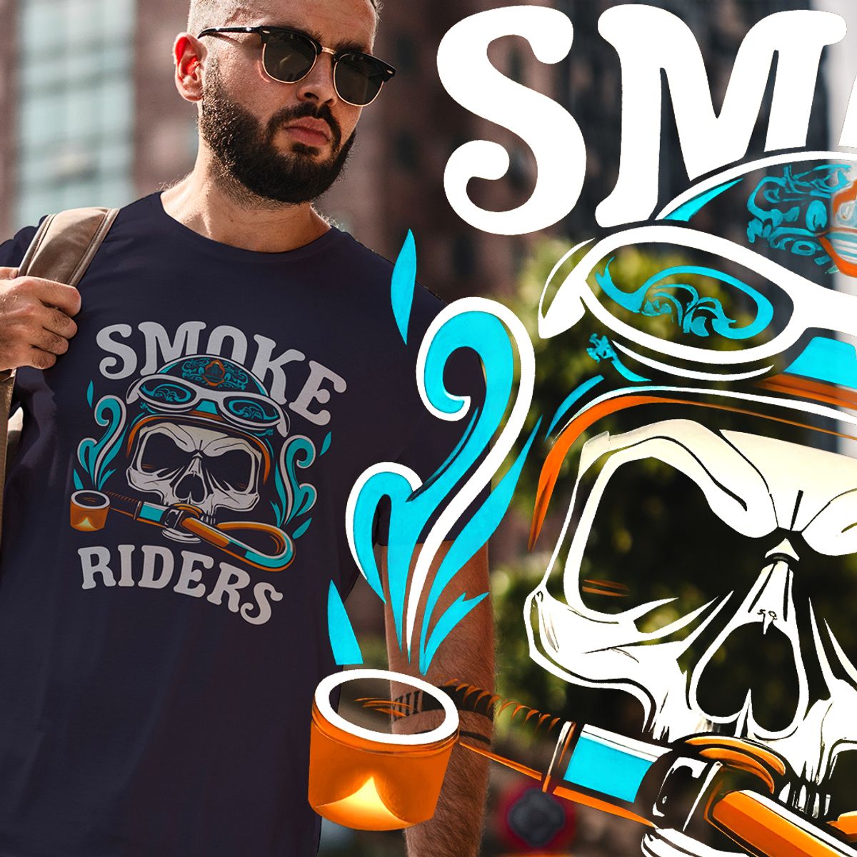 Nome do produto: T-HIRT SMOKE RIDERS CLASSIC DROP