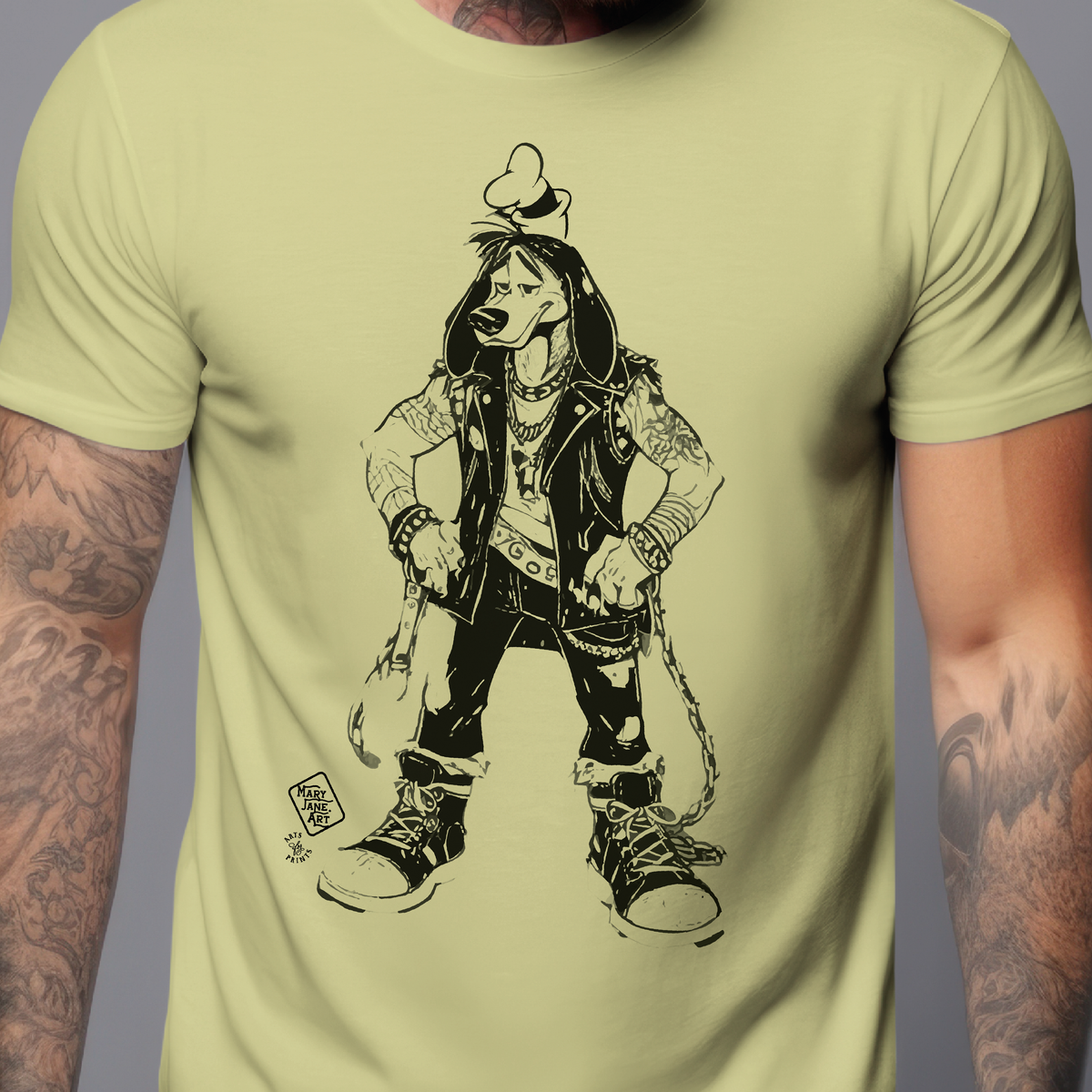 Nome do produto: T-SHIRT PRIME CARTOON IS NOT DEAD