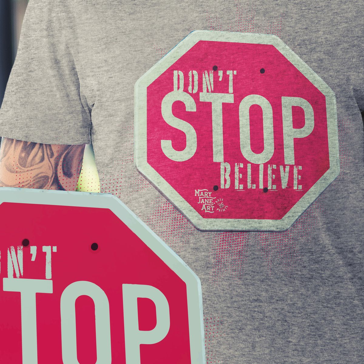 Nome do produto: tshirt don\'t stop believe