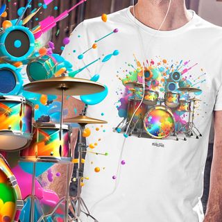 T-SHIRT MARY JANE MUSICIANS DRUMS