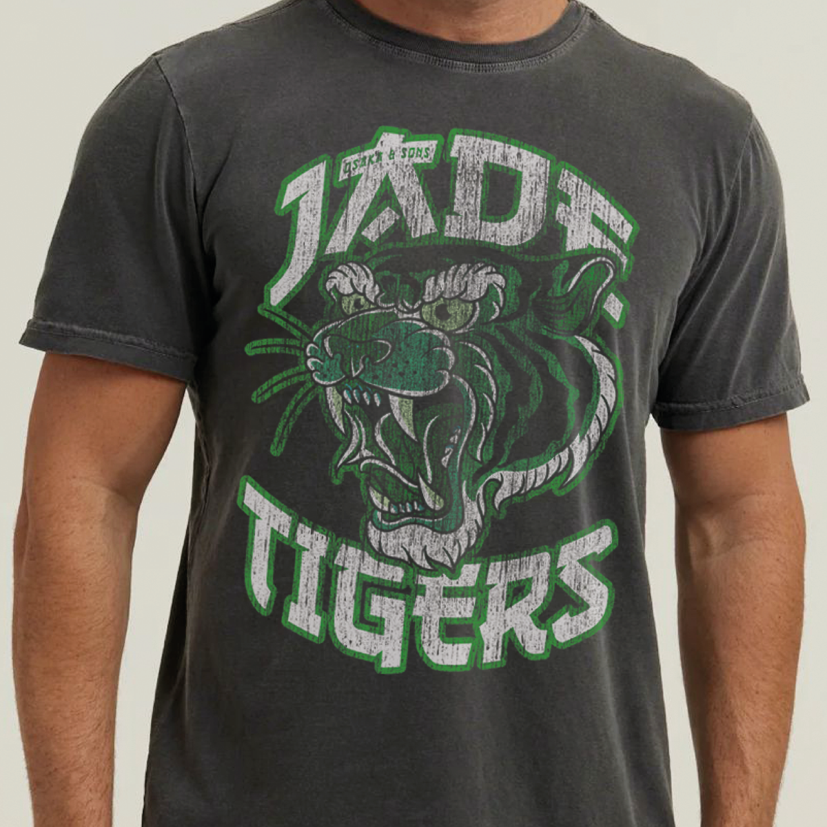 Nome do produto: T-SHIRT ESTONADA JADE TIGERS 