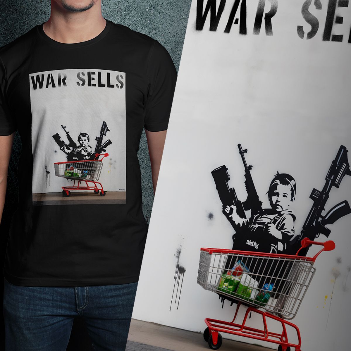 Nome do produto: T-SHIRT WAR SELLS