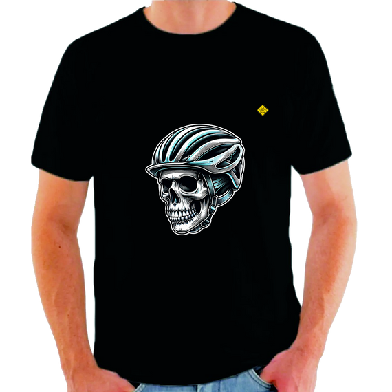 Camiseta Caveira Bike Legal