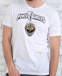 Camiseta - Power Rangers - Branco