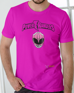 Camiseta - Power Rangers - Rosa
