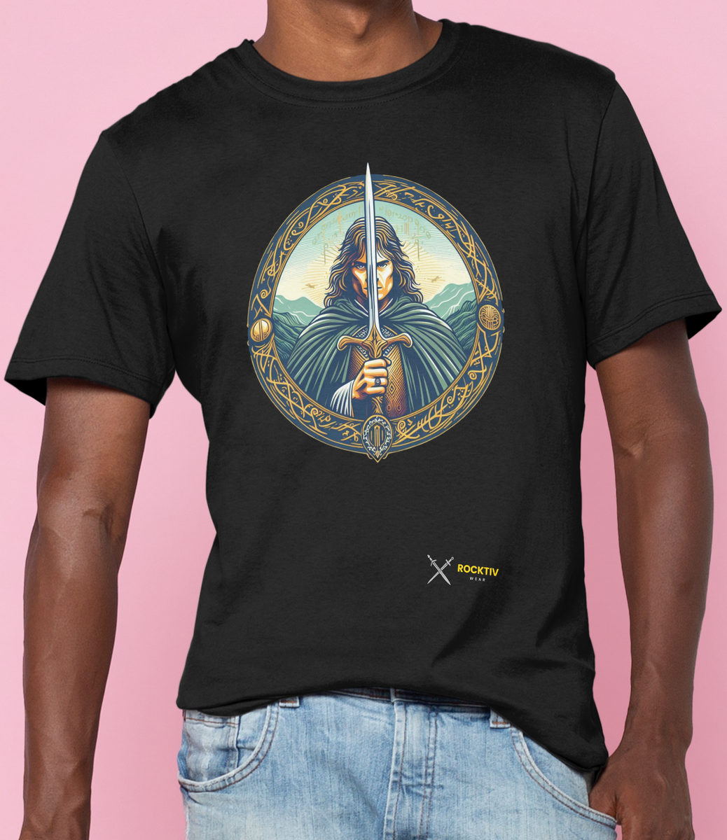 Nome do produto:  Camiseta - Aragorn - O senhor dos anéis