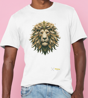 Camiseta - Leão de folhas