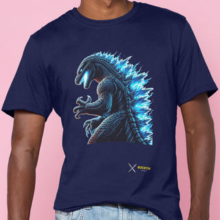 Nome do produtoCamiseta - Godzilla energia azul