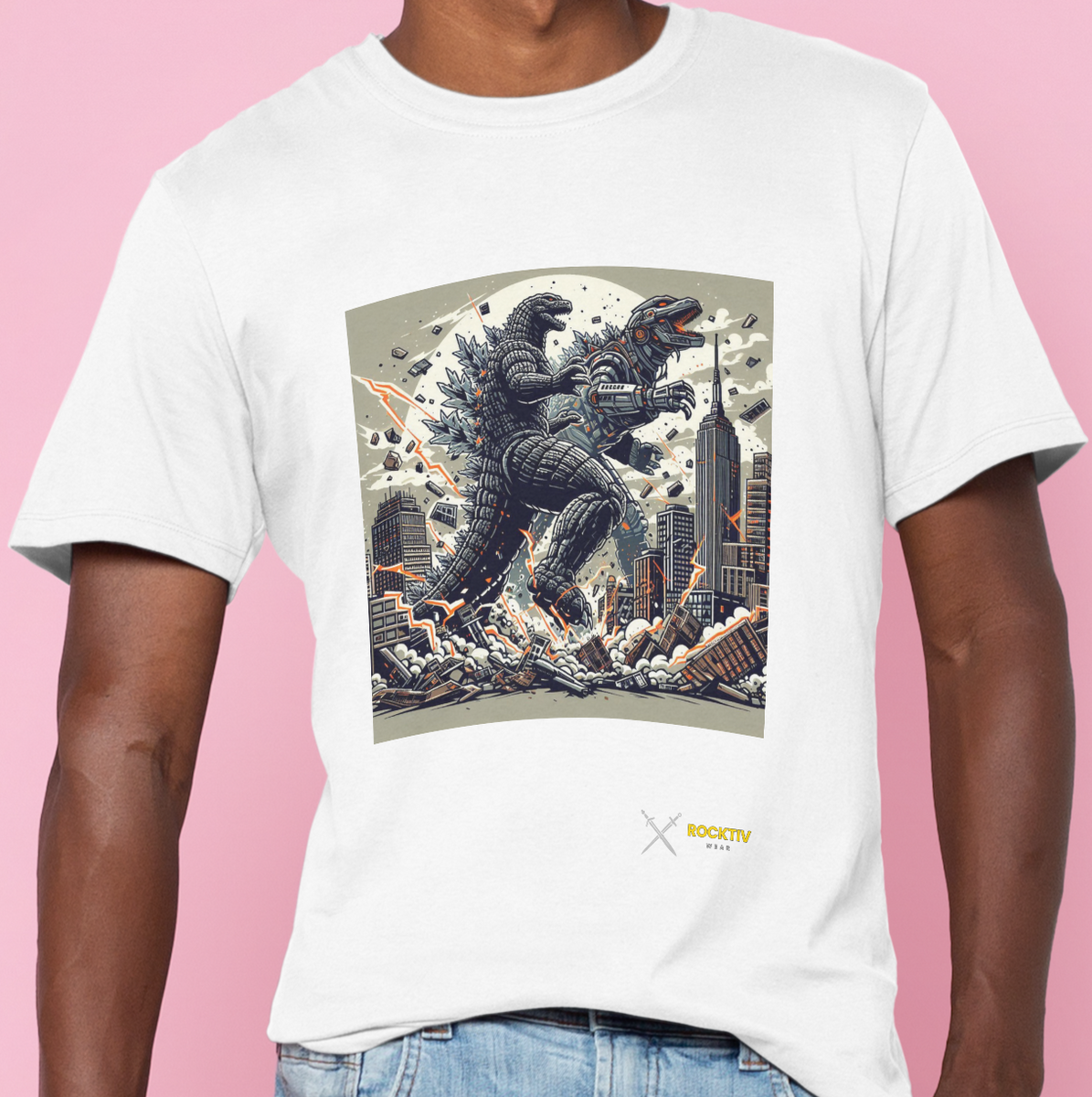 Nome do produto: Camiseta - Godzilla x Mecha Godzilla
