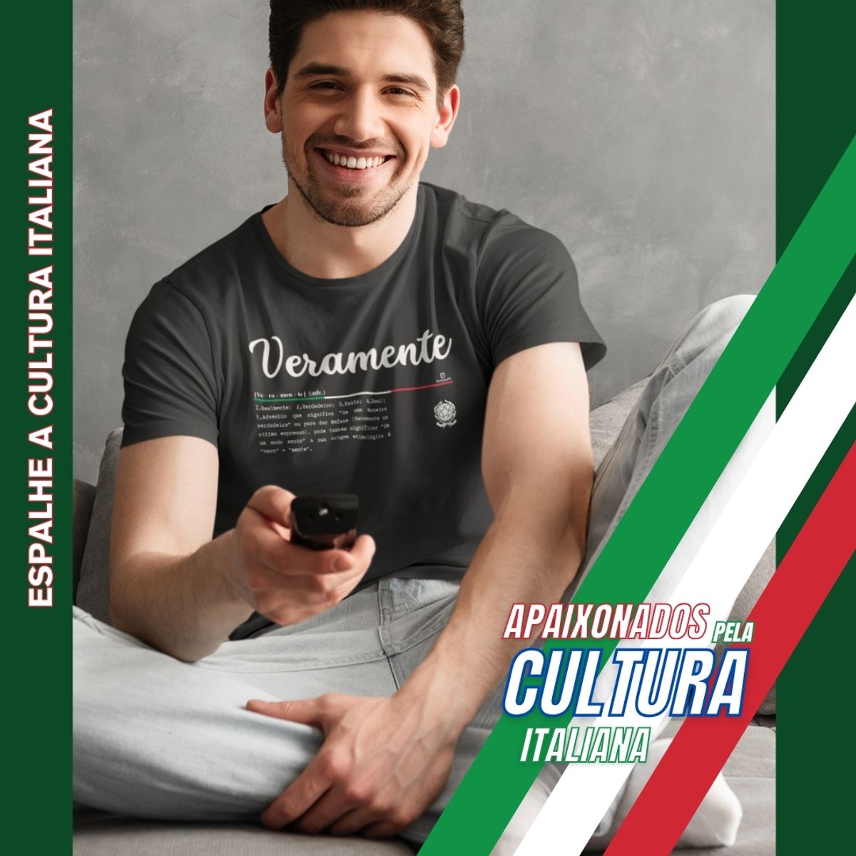 Nome do produto: Camiseta Italia Veramente