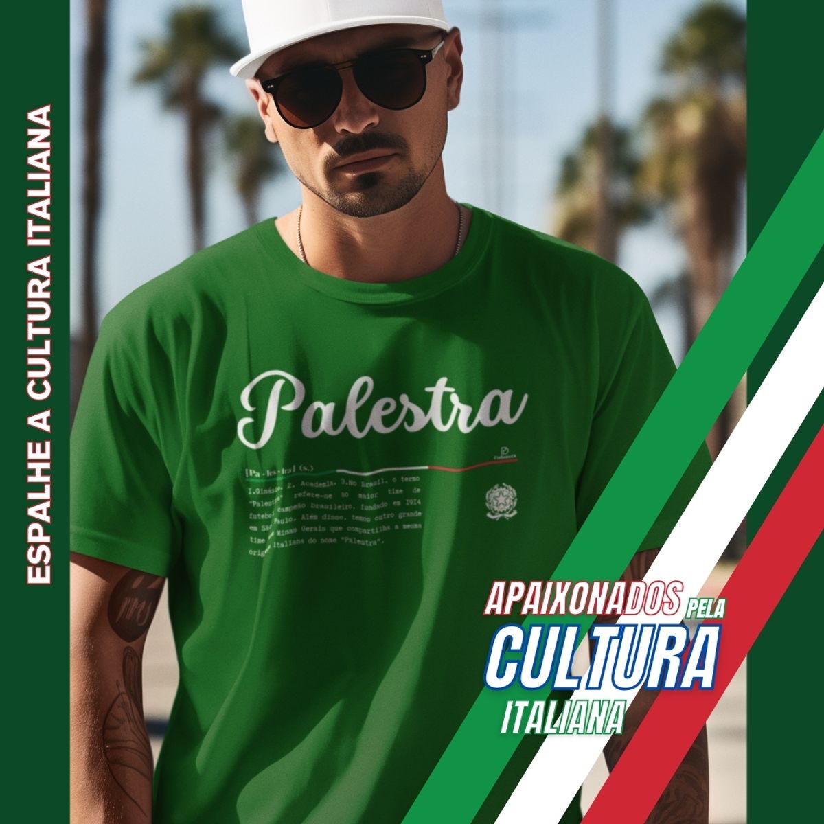 Nome do produto: Camiseta Italia Palestra