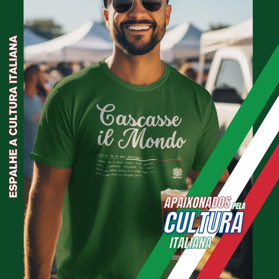 Camiseta Italia Cascasse il Mondo