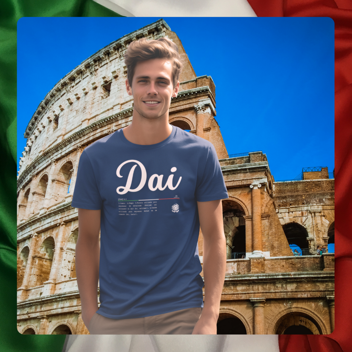 Nome do produto: Dai Camiseta Italiana