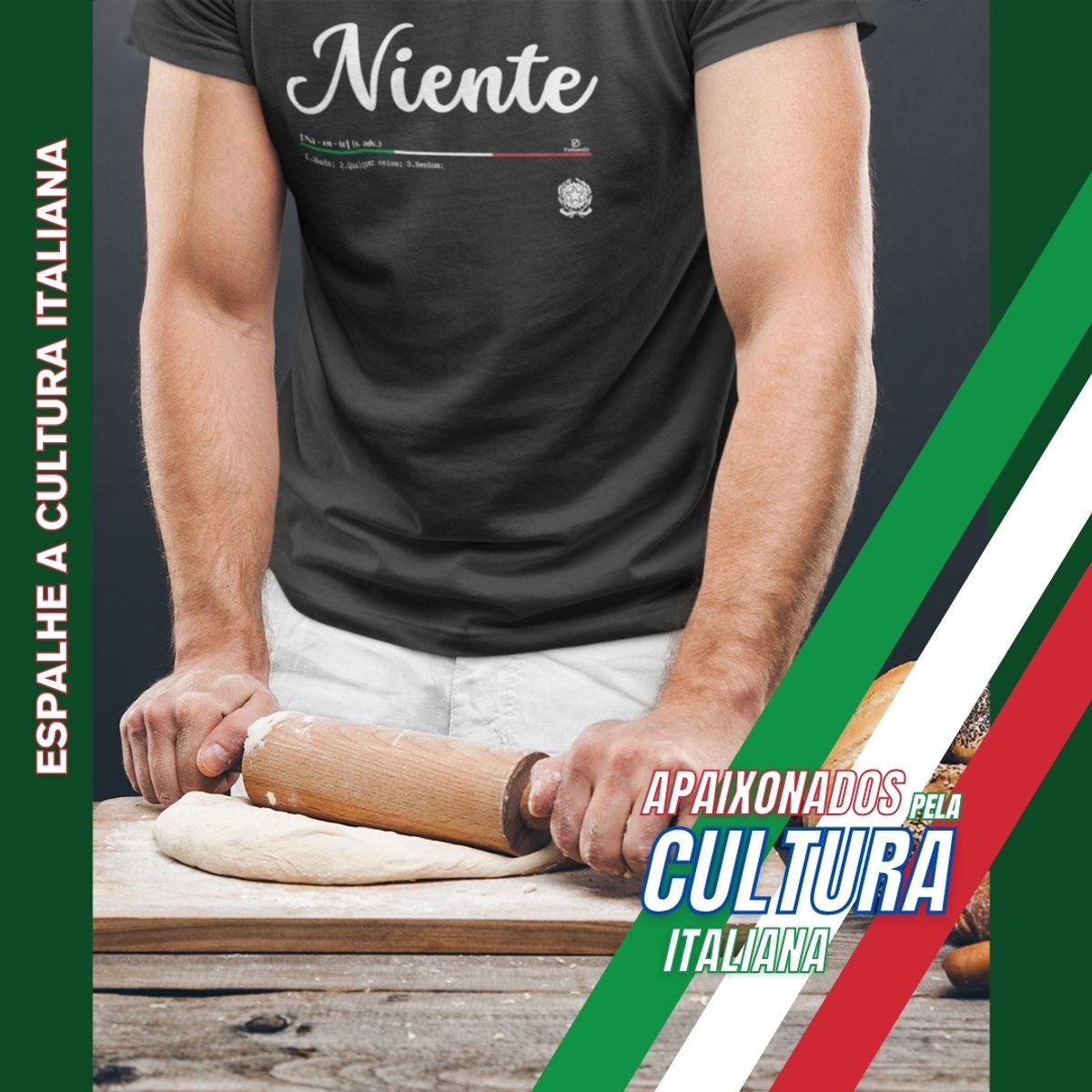 Nome do produto: Camiseta Italia Niente