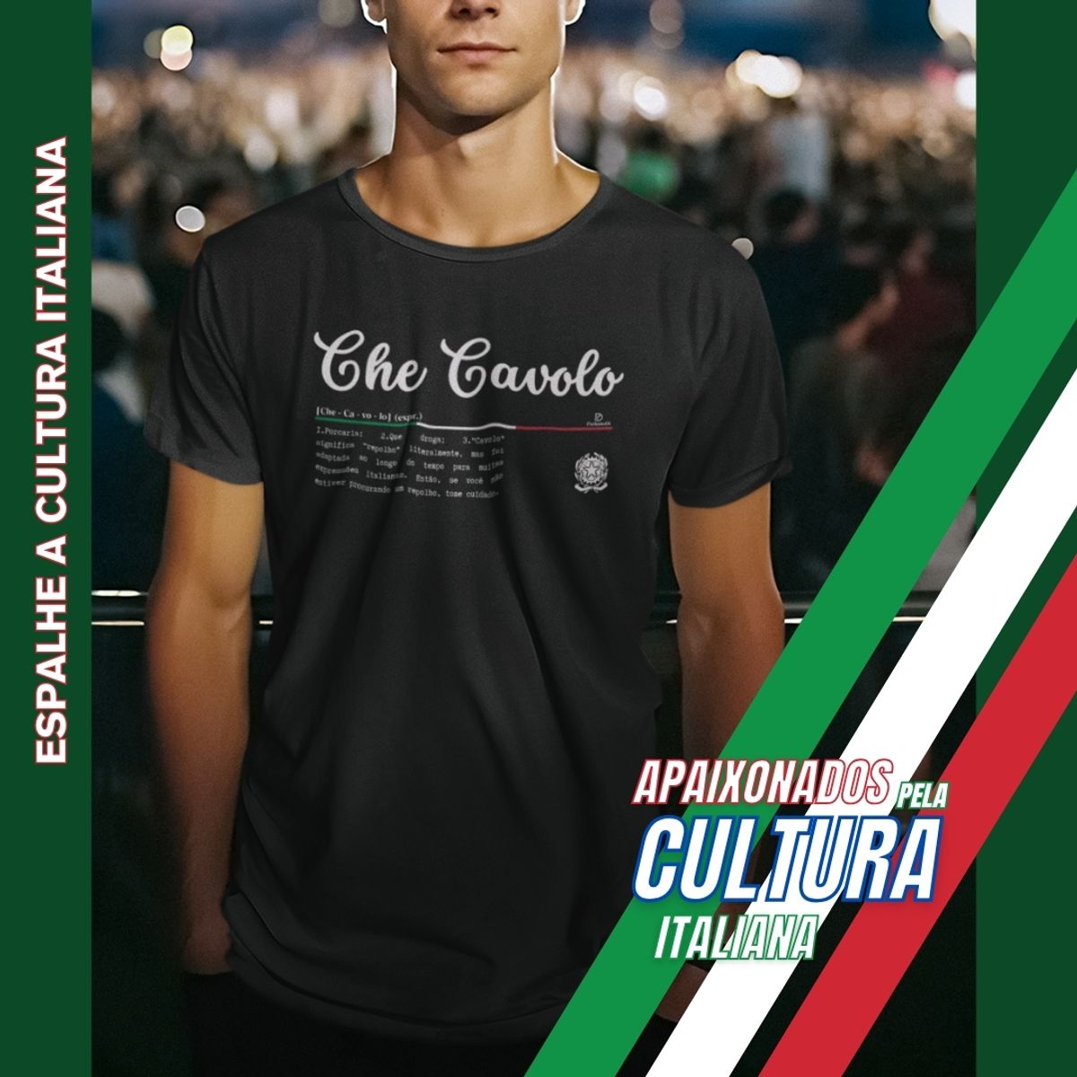 Nome do produto: Camiseta Italia Che Cavolo