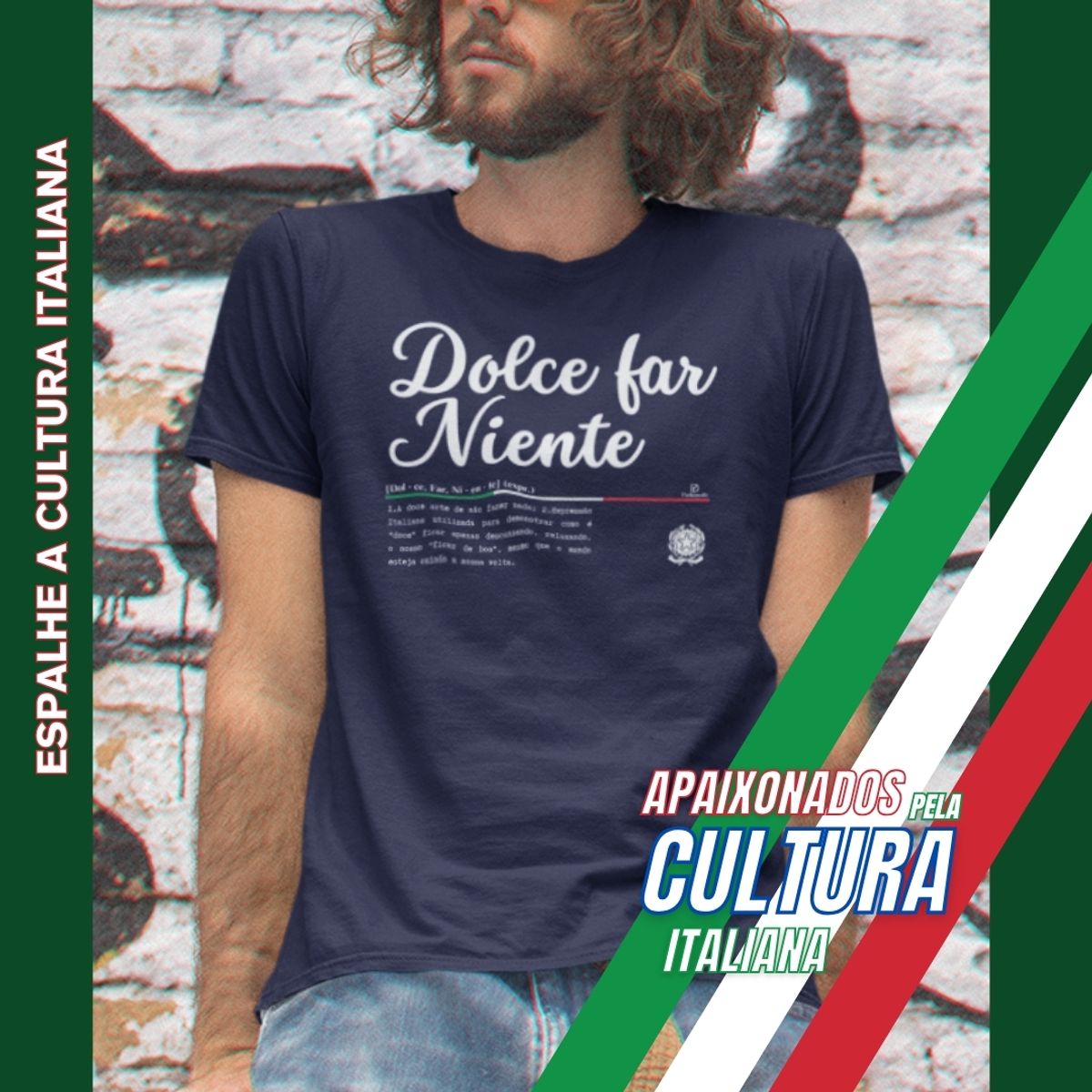 Nome do produto: Camiseta Italia Dolce far Niente