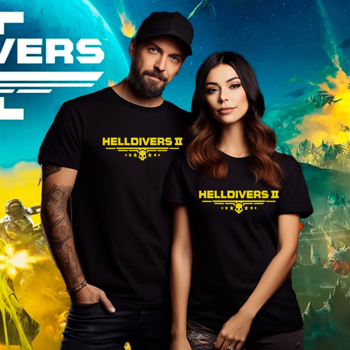 Nome do produto: Camiseta Quality - Helldivers II