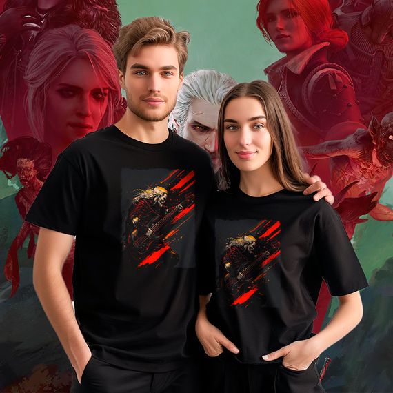 Camiseta Quality - Geralt of Rivia 