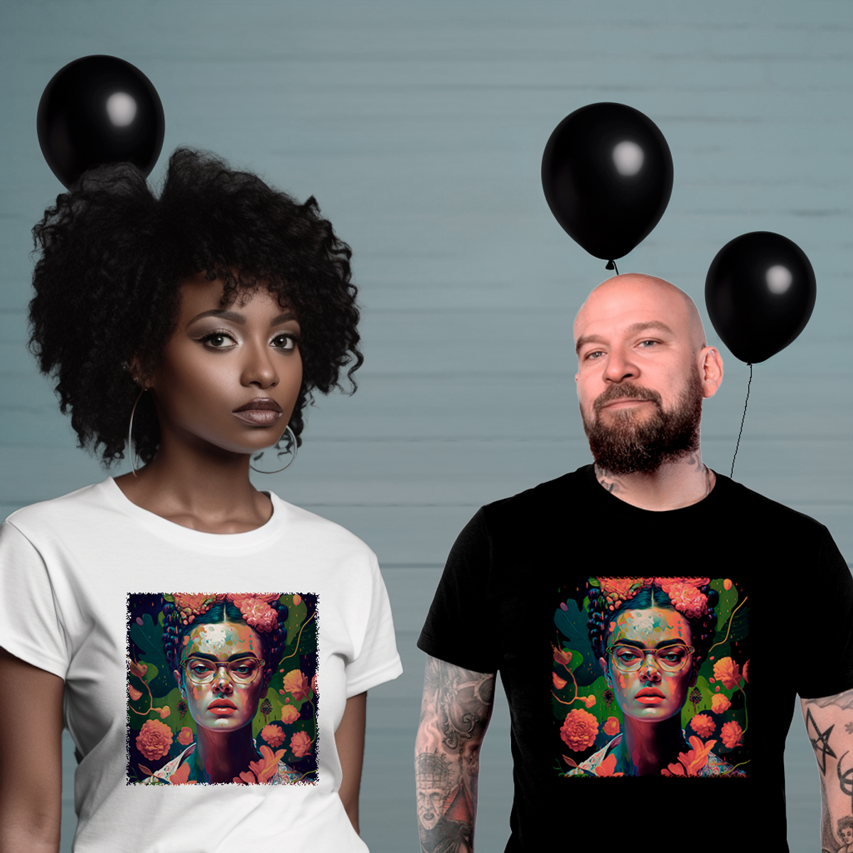 Nome do produto: Camiseta Frida Kahlo