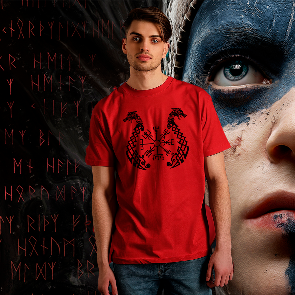 Nome do produto: Camiseta Quality - Hellblade Dragons