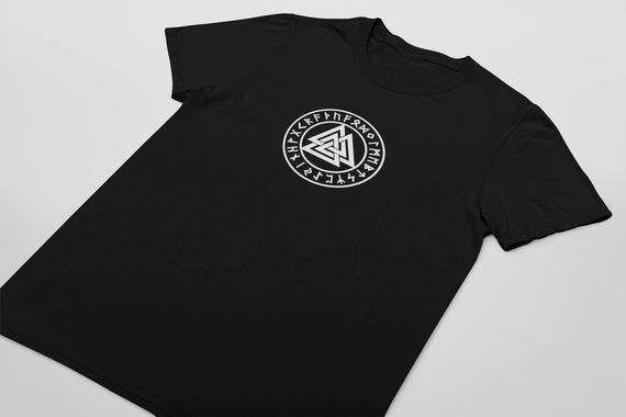 Camiseta Dizbocado Corte Regular - Valknut Nórdico