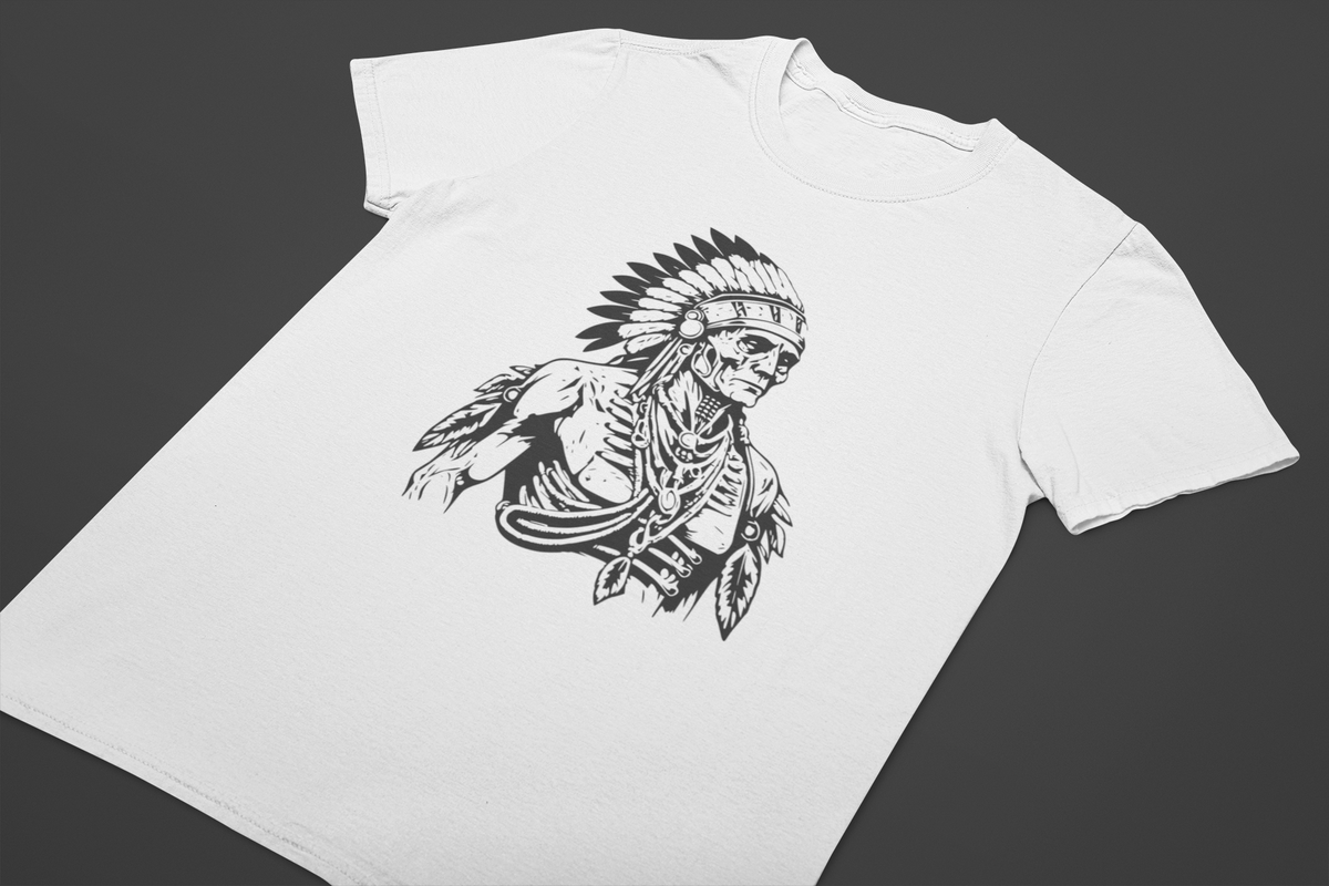 Nome do produto: Camiseta Dizbocado Corte Regular - Indígena Americana