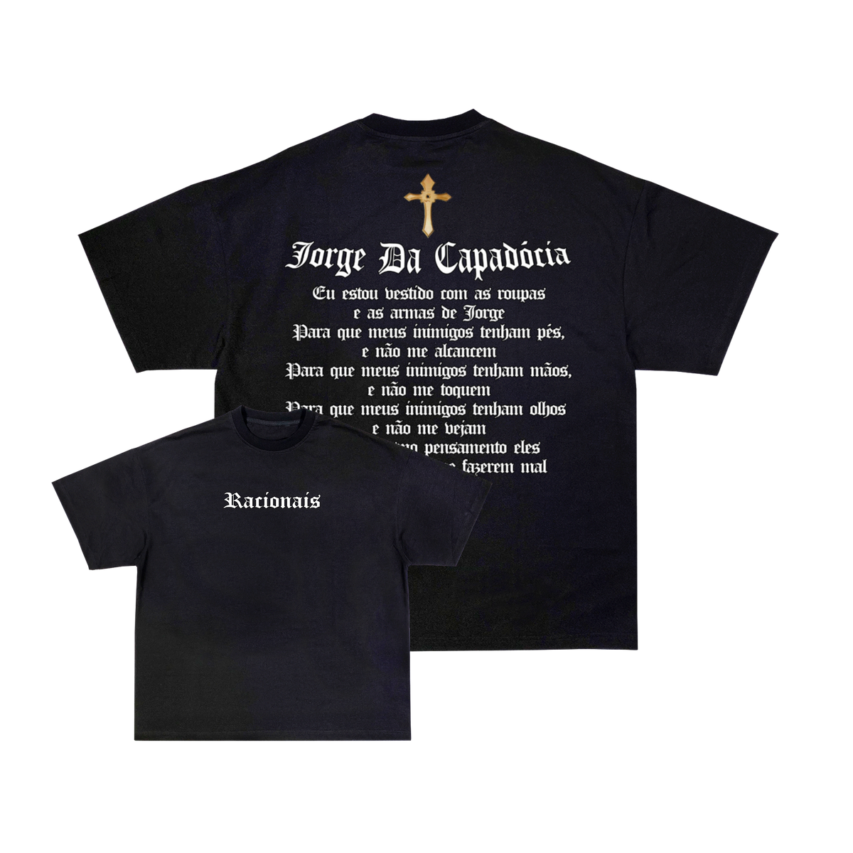 Nome do produto: Camiseta Oversized - Jorge da Capadócia