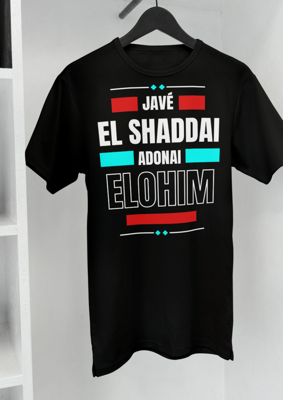 Camisa Masculina - Javé El Shaddai Adonai Elohim