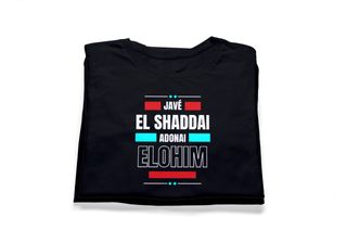 Nome do produtoCamisa Masculina - Javé El Shaddai Adonai Elohim