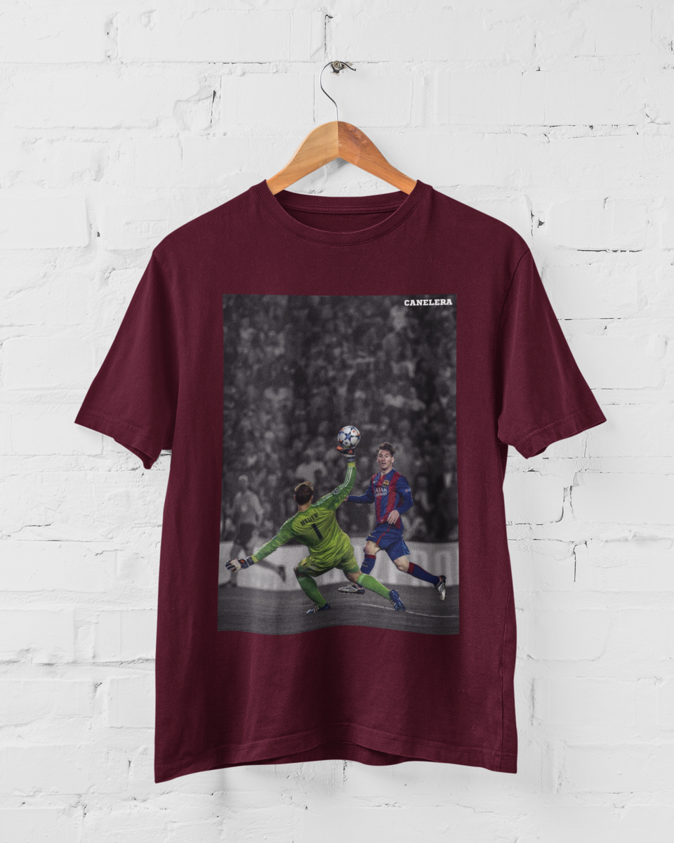 Nome do produto: Camiseta Messi vs Neuer - Champions 2014/205