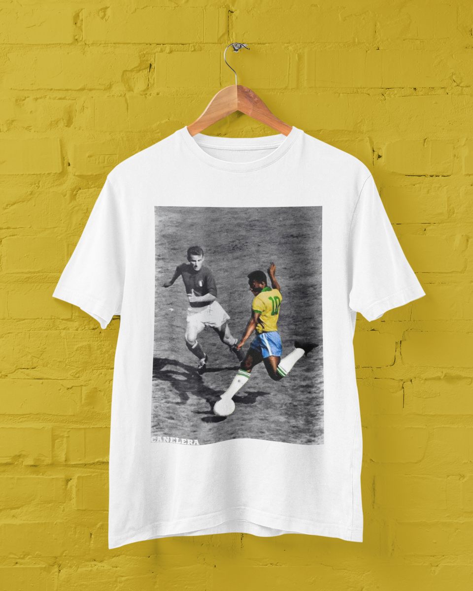 Nome do produto: Camiseta Drible do Rei - Pelé 70