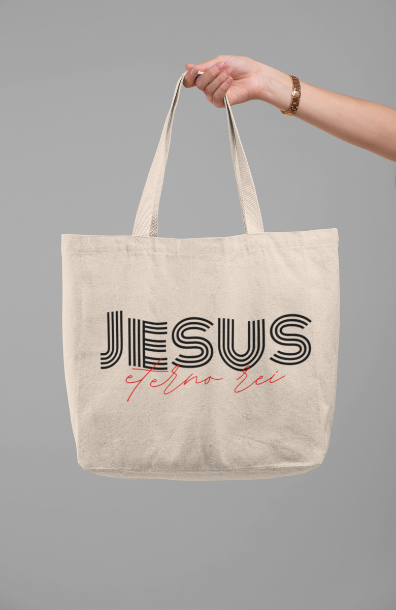 Nome do produto: Eco Bag: Jesus Eterno Rei