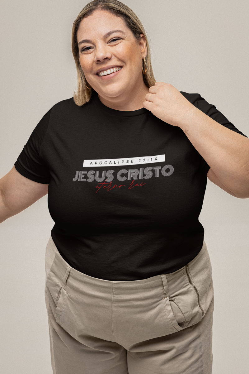 Nome do produto: Plus size: Jesus Cristo Preta