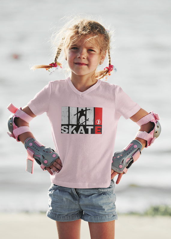 Camiseta Infantil Skate SK8 Color