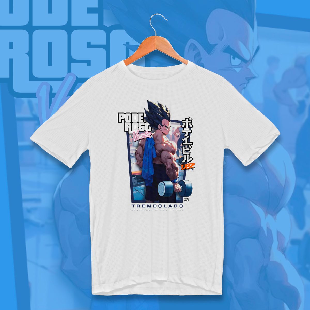 Nome do produto: Vegeta Trembolado - Masc. (Dry Fit)