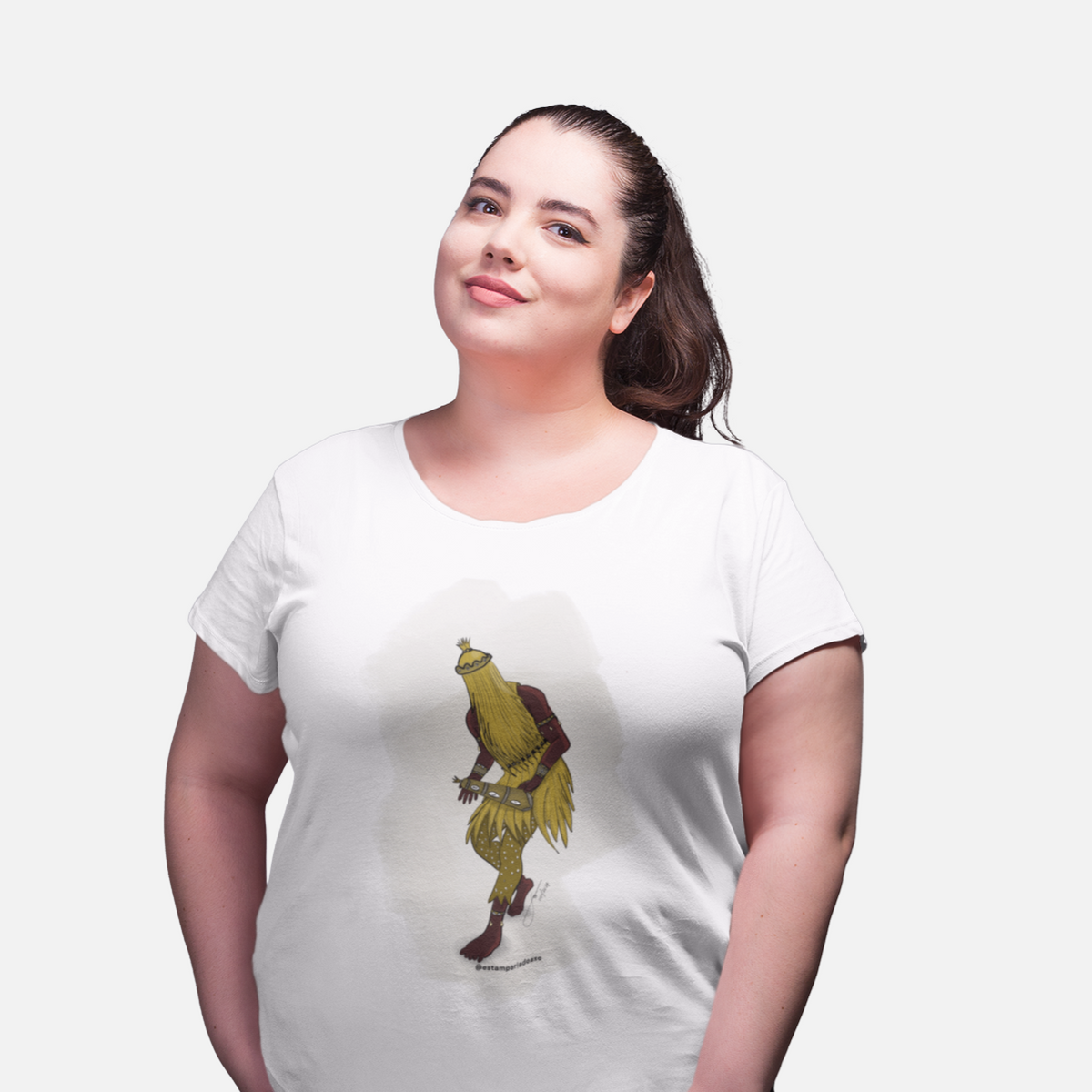 Nome do produto: Camiseta Plus Size Obaluaê I