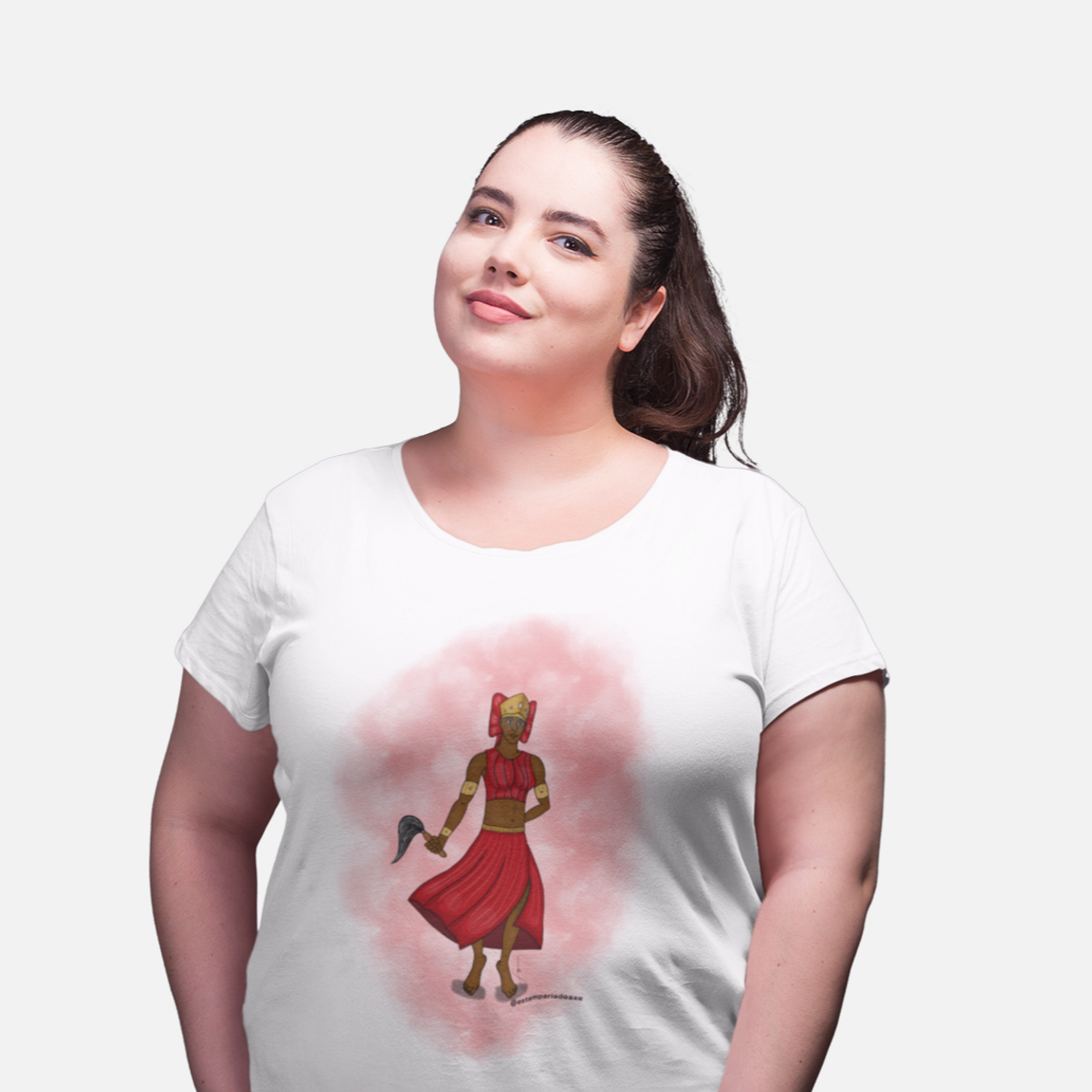 Nome do produto: Camiseta Plus Size Iansã I