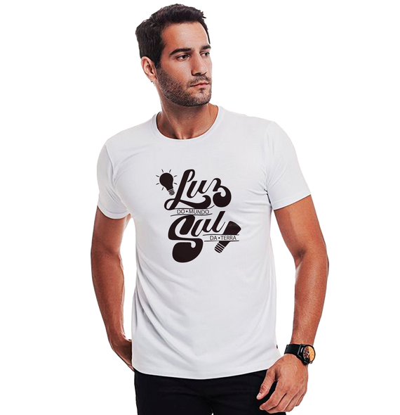 Camiseta Personalizada Cristã: Luz do Mundo Sal da Terra / Unissex