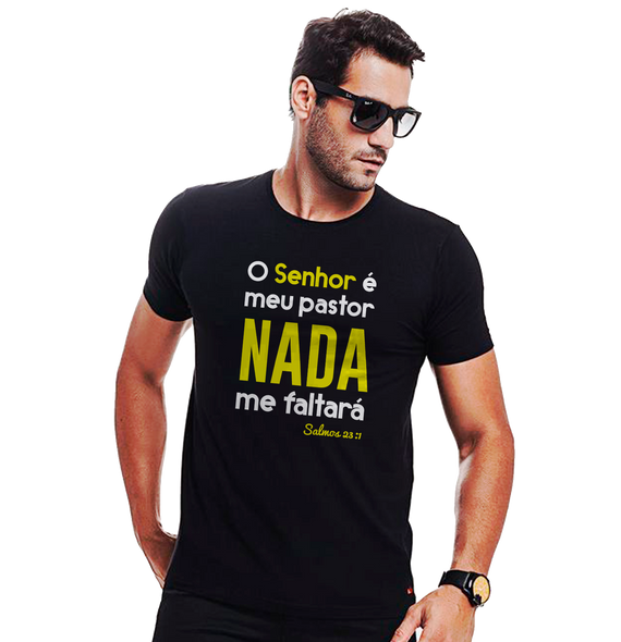 Camiseta Personalizada Cristã - Salmos 23 / Unissex