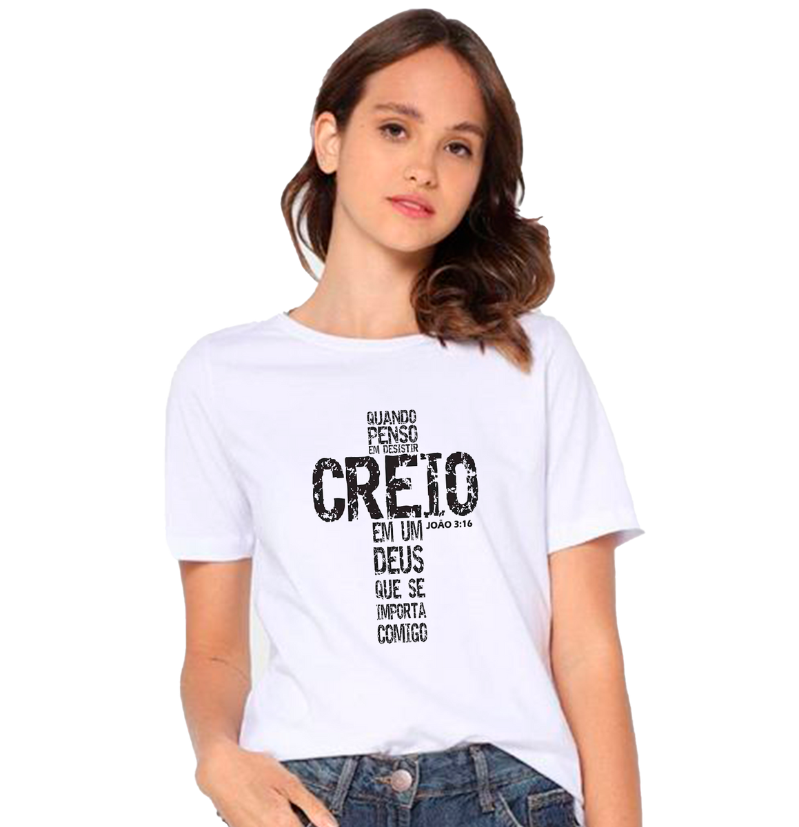 Nome do produto: Camiseta Cristã - João 3:16 / Unissex